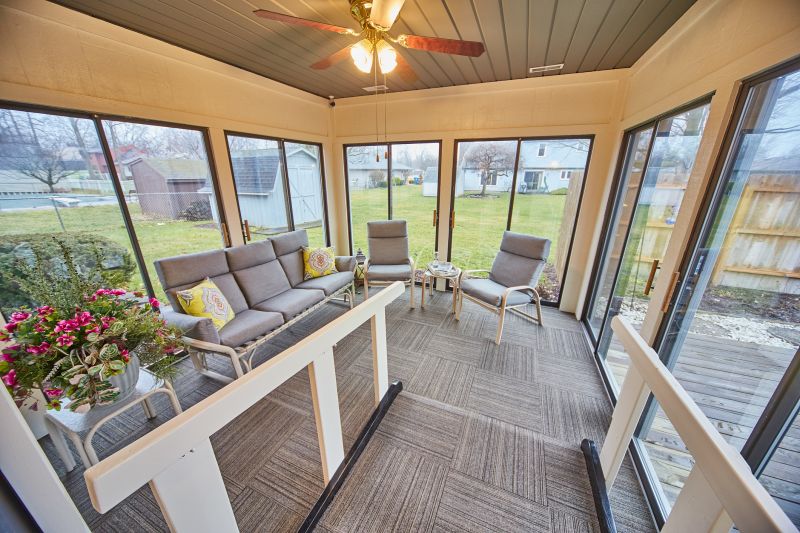 Sunroom with Professional Touches
